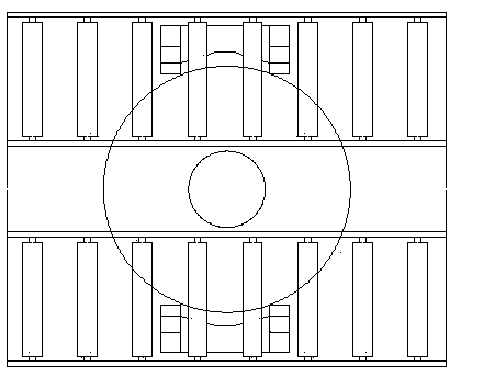 Wheel sprue drilling device