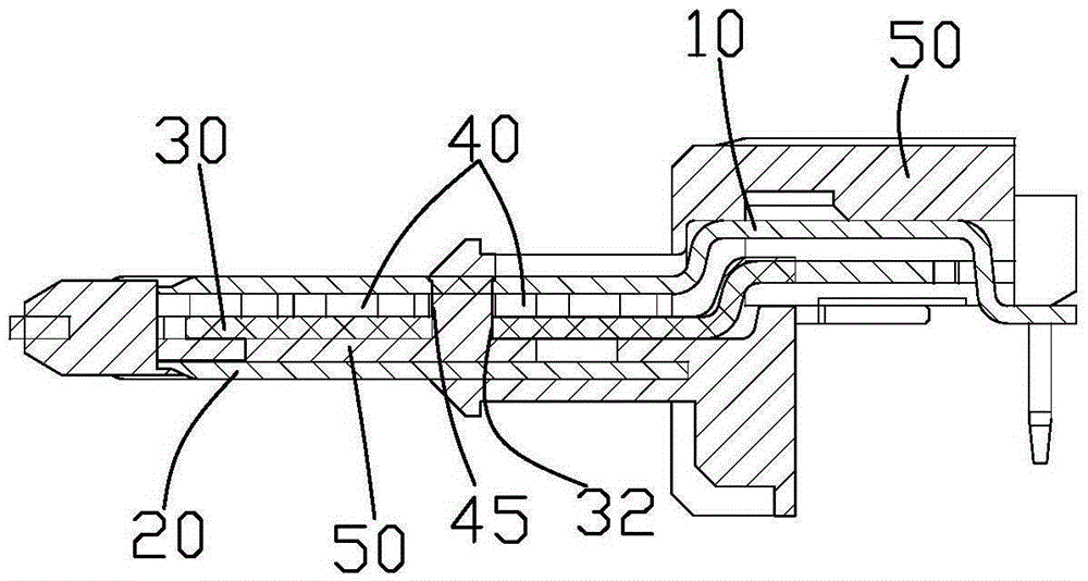 Twice-molded type reversible-plug USB connector and manufacturing method thereof