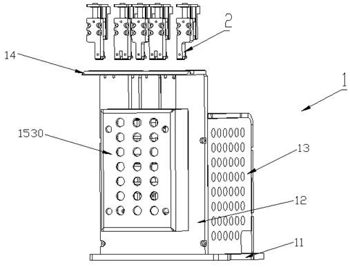 Battery string lead wire and bus bar interconnection device and interconnection process