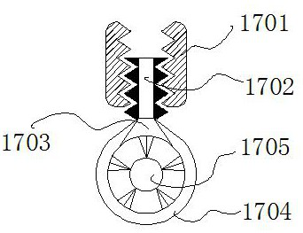 Film sticking device with flat structure for flexible film sticking