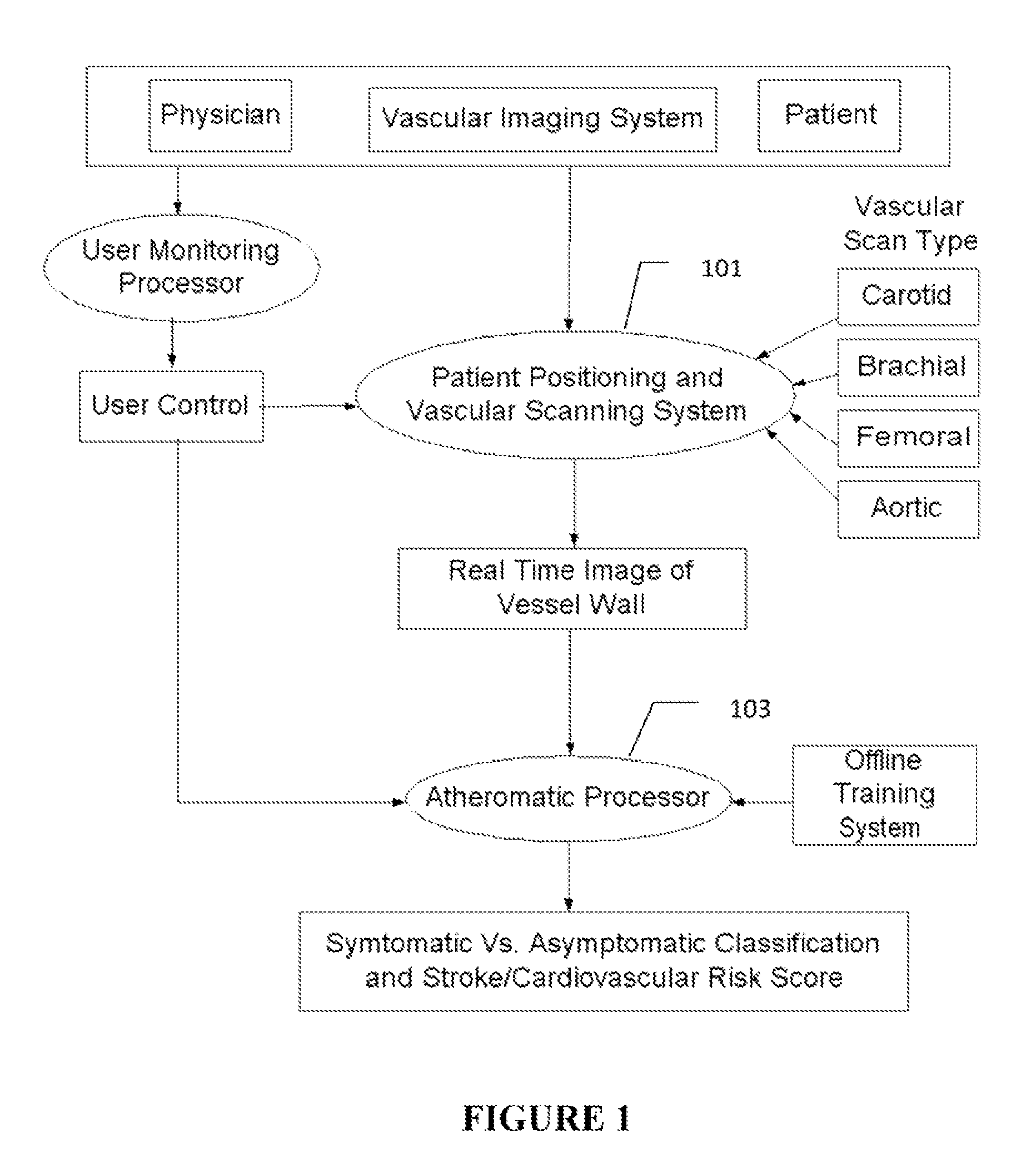 Imaging based symptomatic classification using a combination of trace transform, fuzzy technique and multitude of features