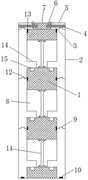 Fabricated wood structure energy-saving house