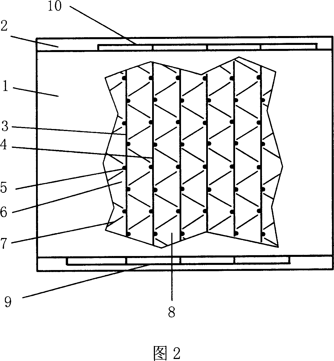 Resistance discharging fluorescent lamp of planar medium