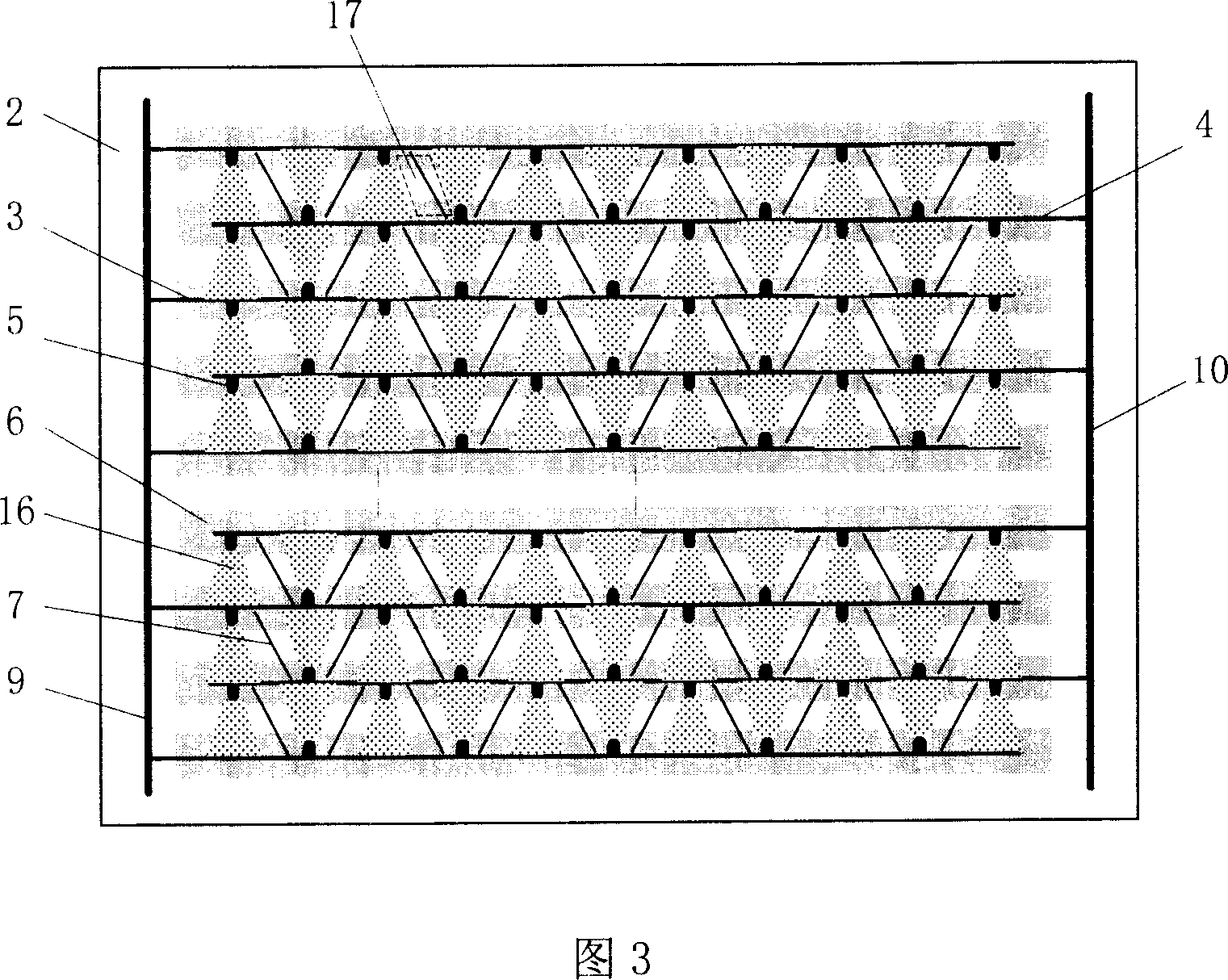 Resistance discharging fluorescent lamp of planar medium