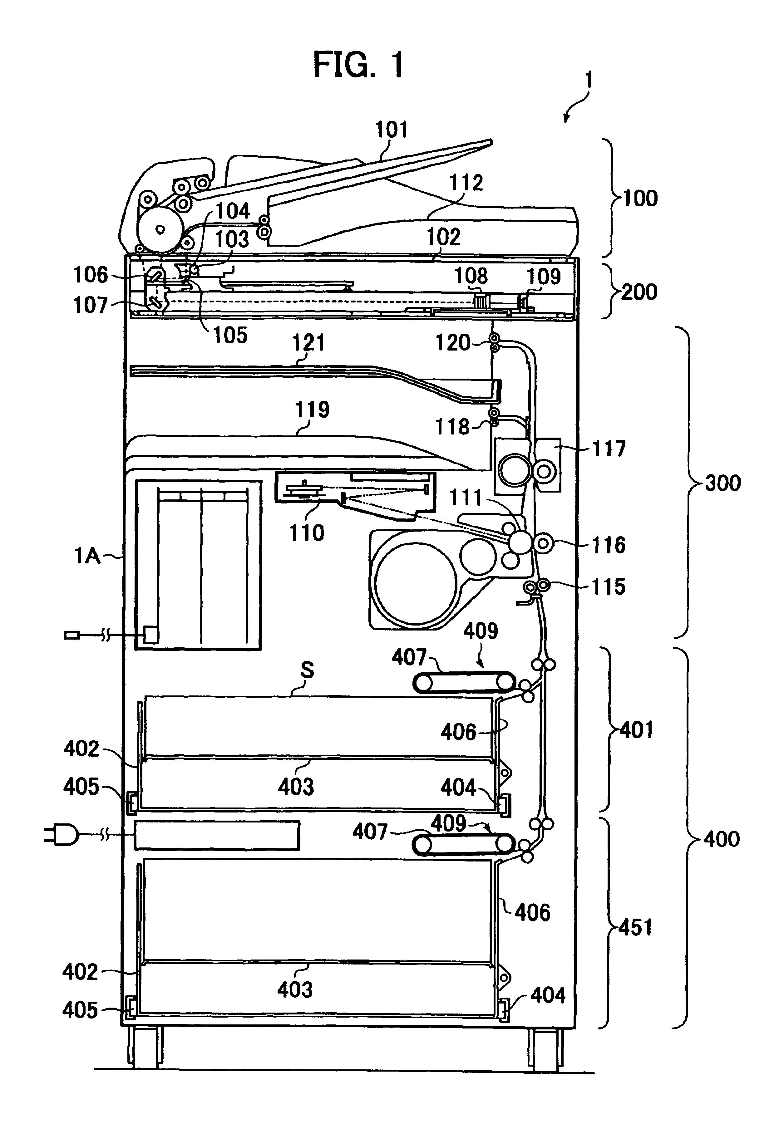 Sheet feeder which separates sheets with variable speed and/or direction blown air and image forming apparatus using same