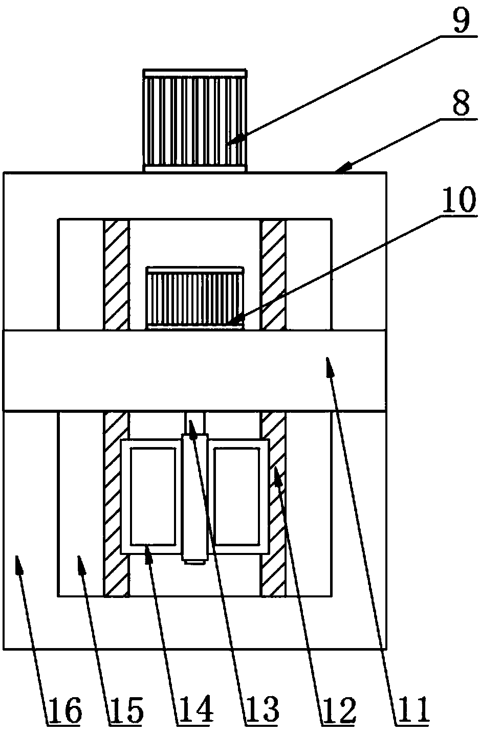 High-temperature smelting furnace for metallurgy