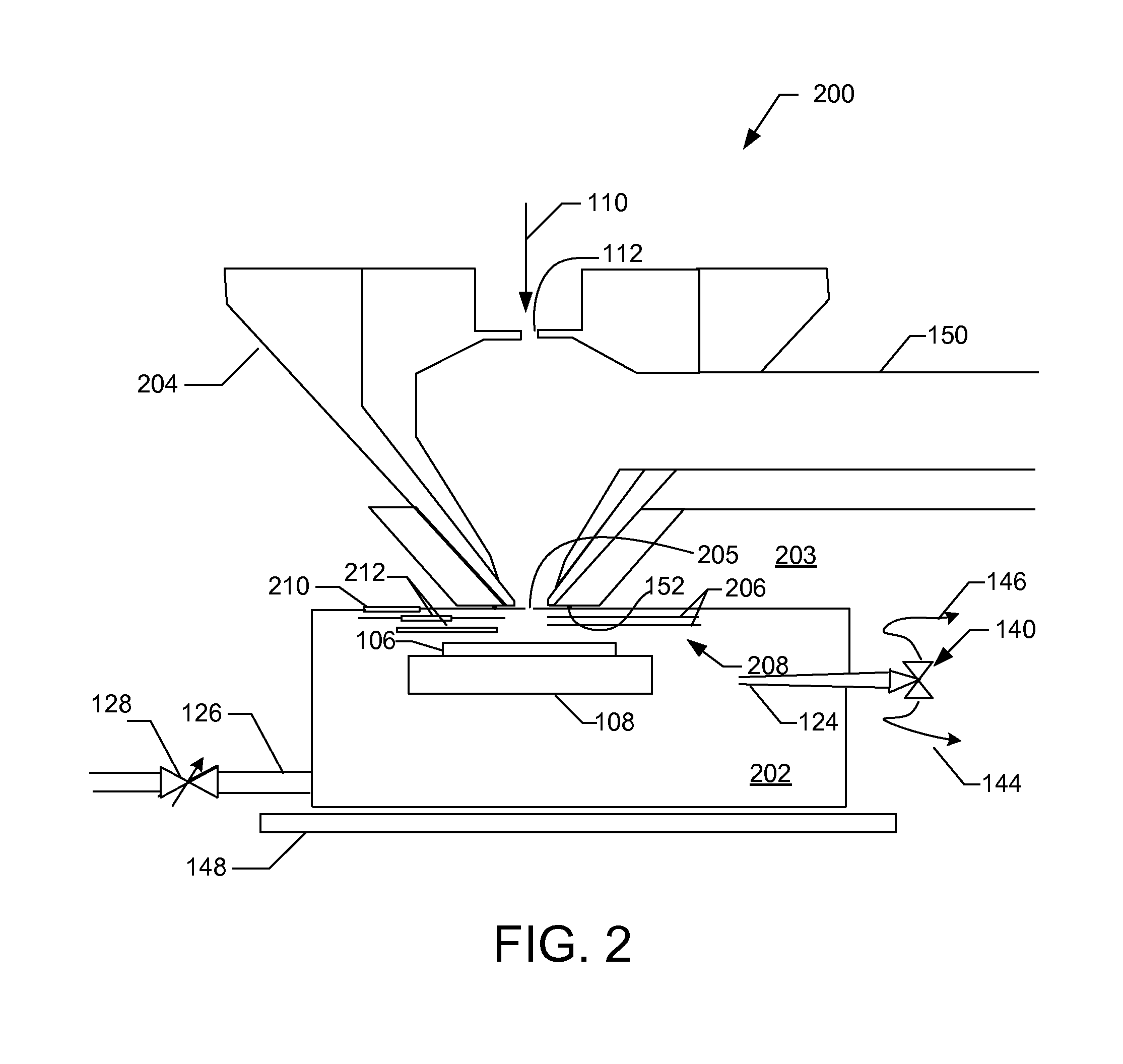 High pressure charged particle beam system