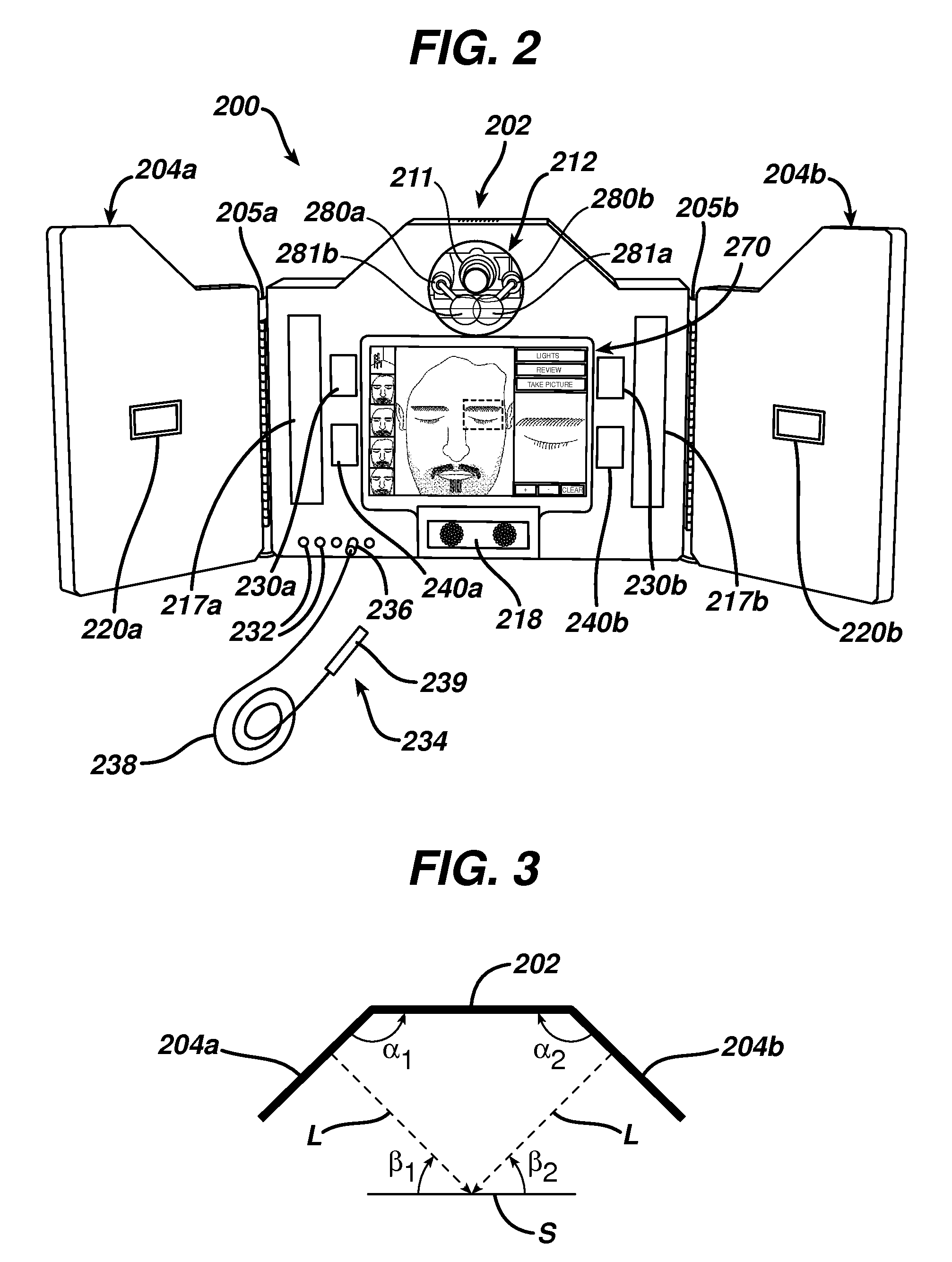 Skin imaging system with probe