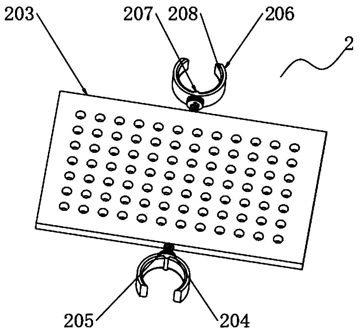 A centralized box for uniformly placing large and small items for logistics