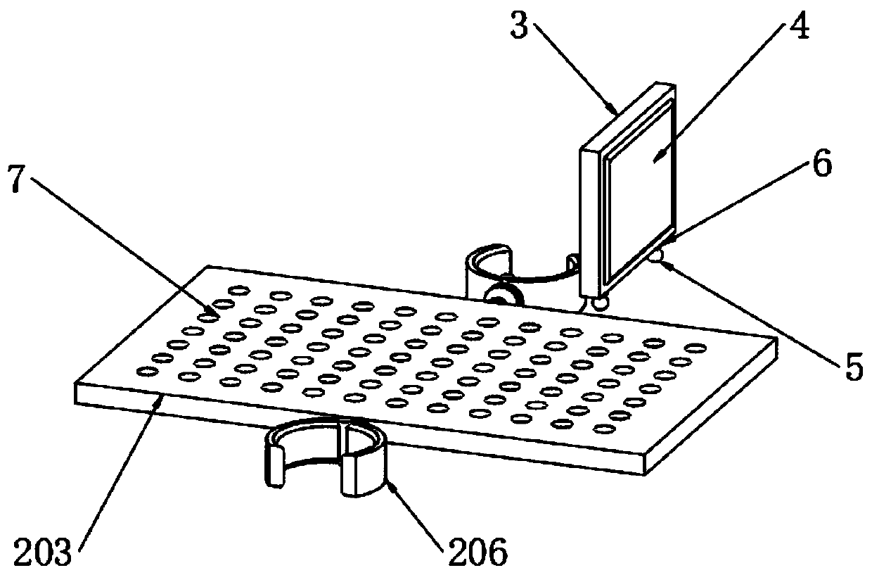 A centralized box for uniformly placing large and small items for logistics