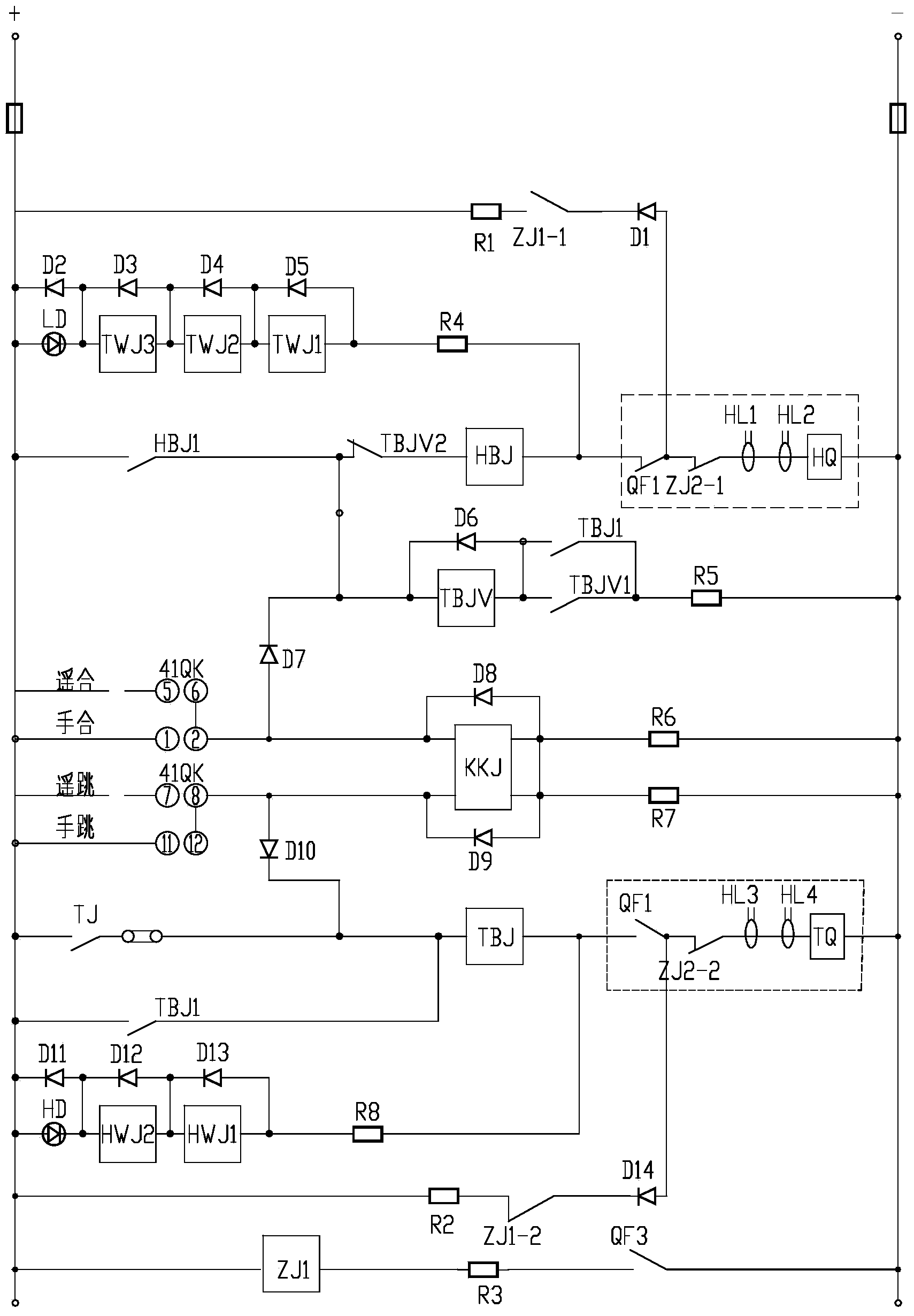 Online protection circuit of high-voltage breaker opening/closing coil and protection method thereof