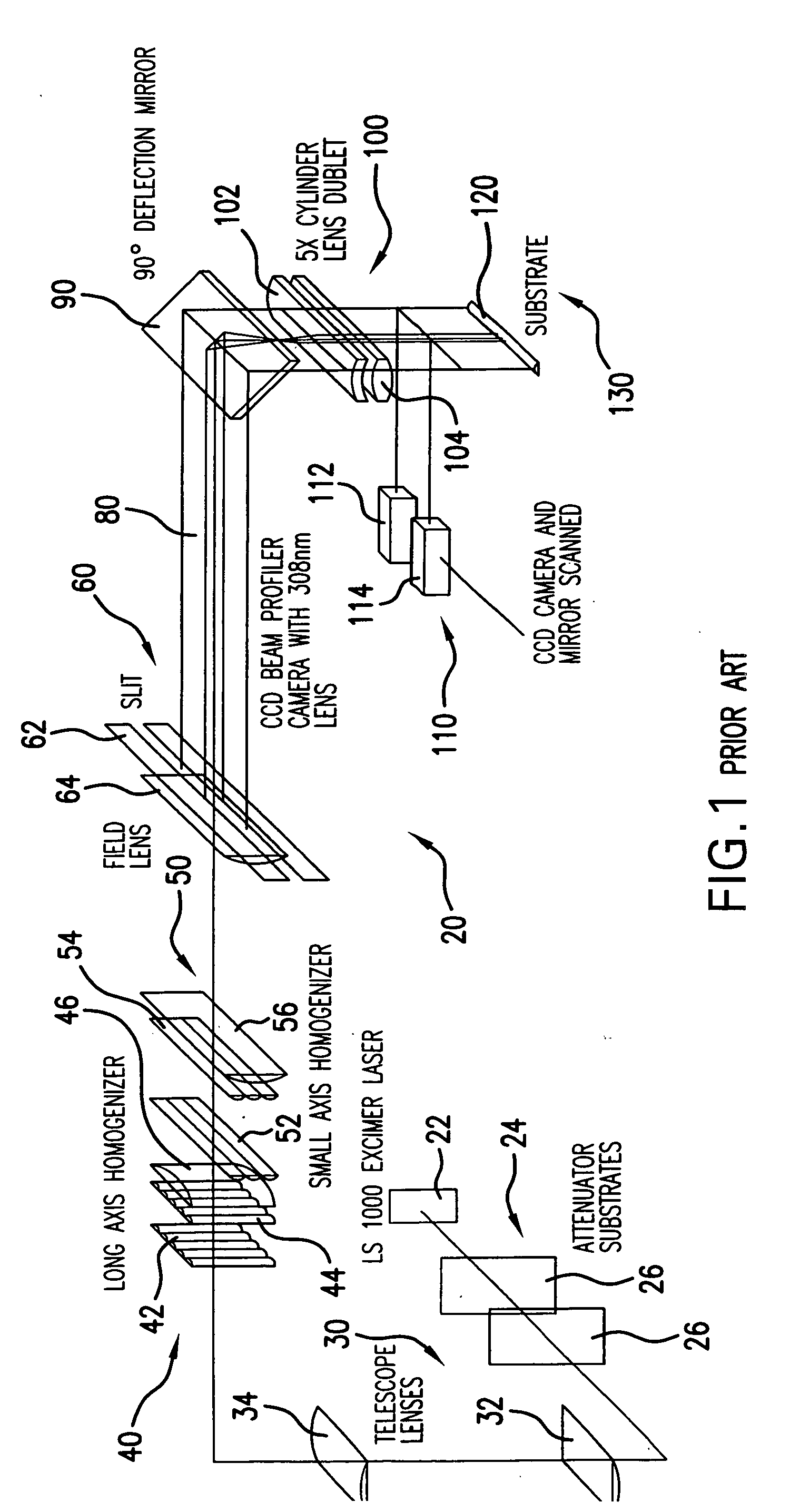 Laser thin film poly-silicon annealing optical system