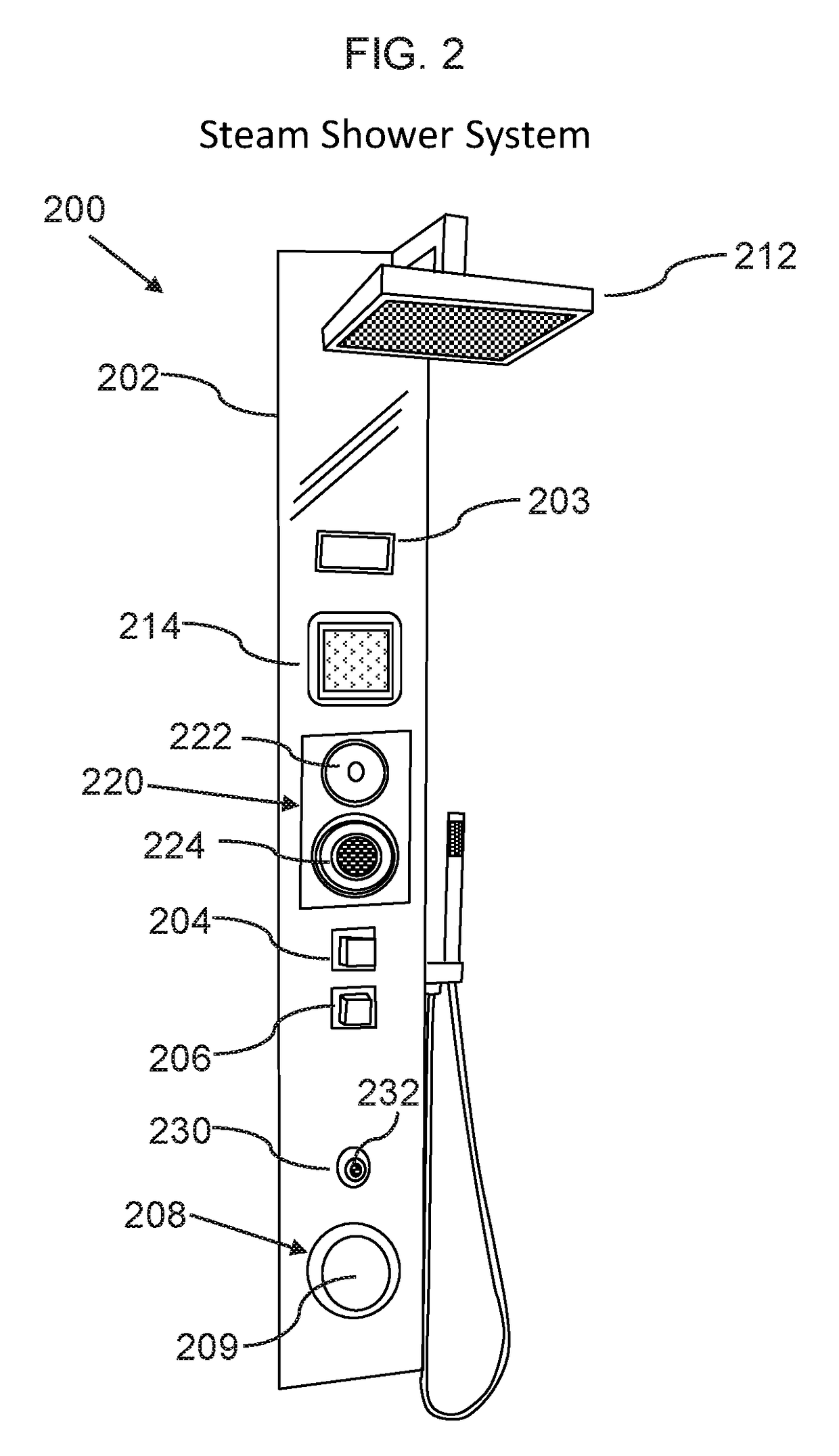 Steam shower system and device