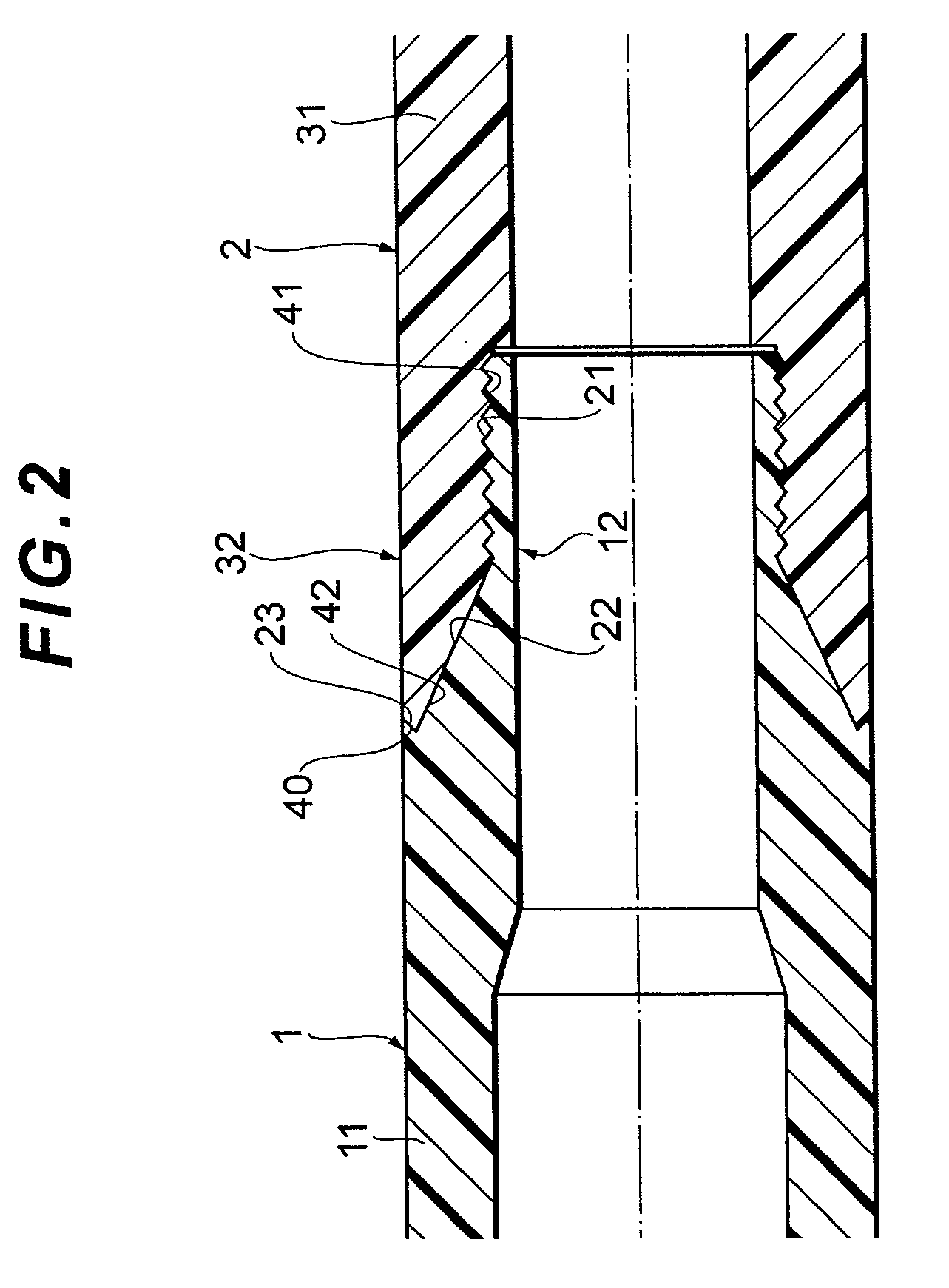 Structure and Method for Bonding Two Members, Gas Container and Method for Manufacturing Such Gas Container