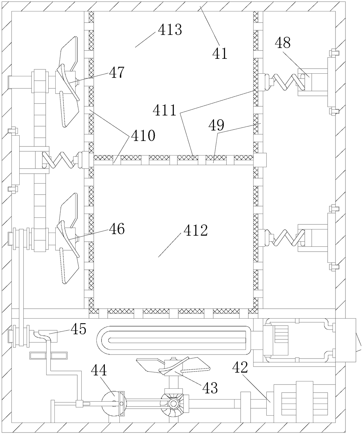 Heat preservation type logistic trolley