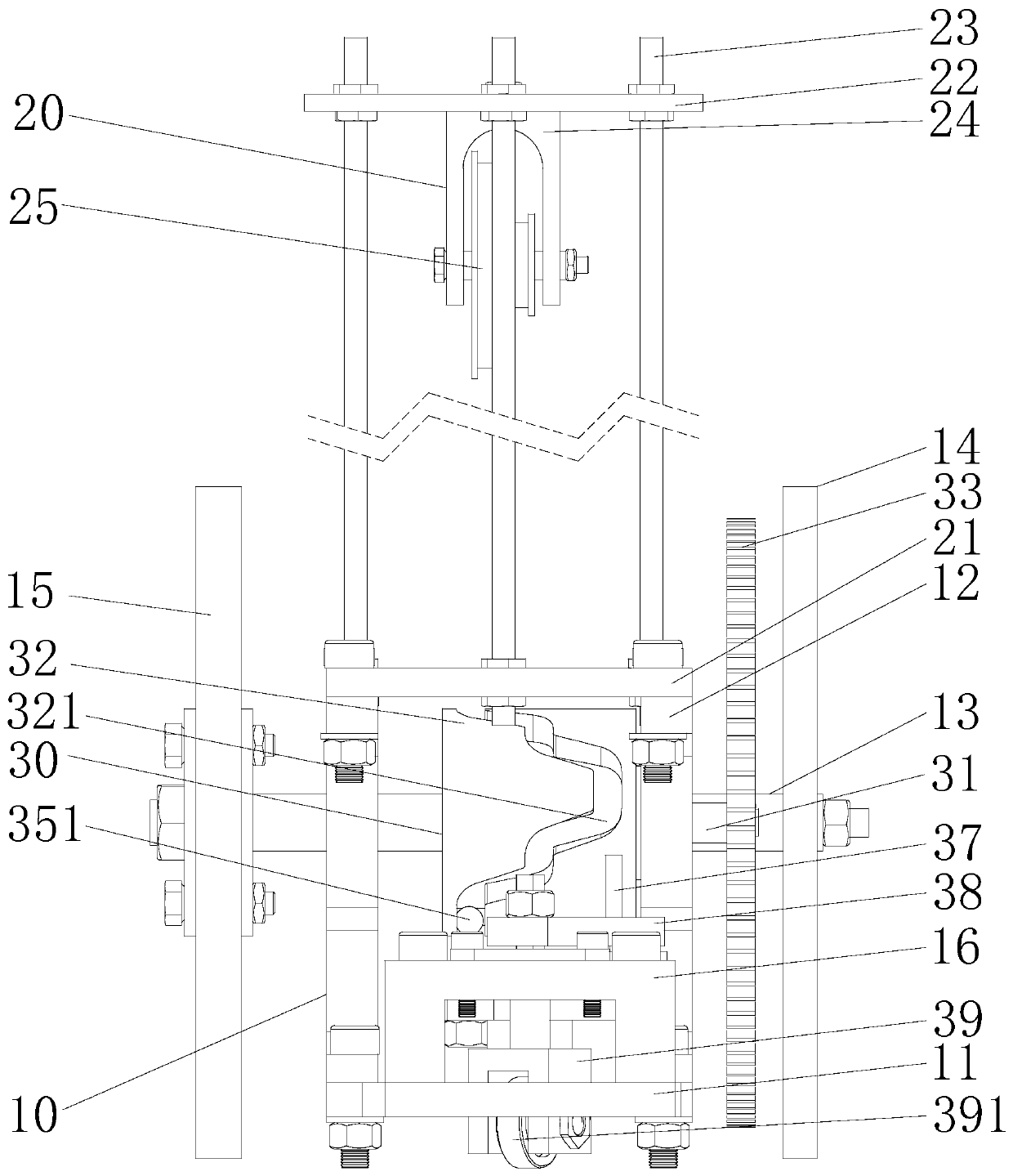 Pure mechanical low-friction obstacle-crossing double-8 carbon-free trolley