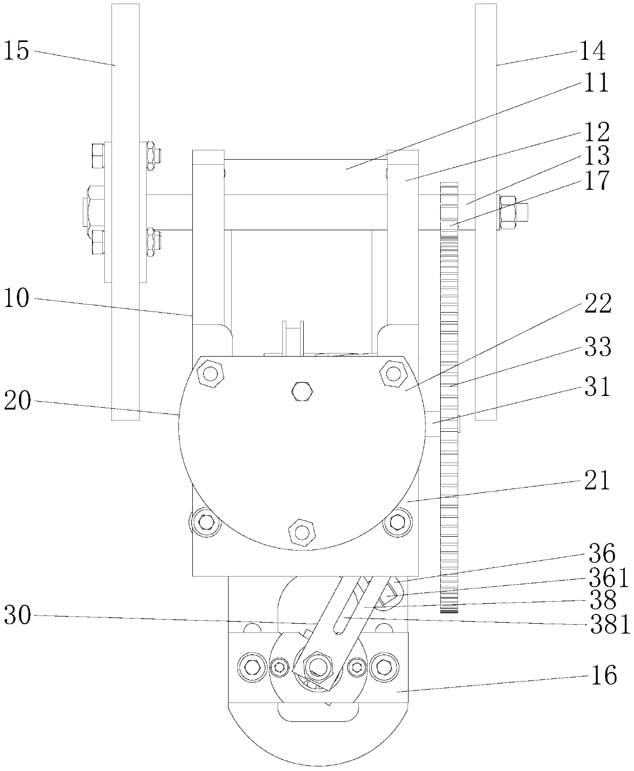 Pure mechanical low-friction obstacle-crossing double-8 carbon-free trolley