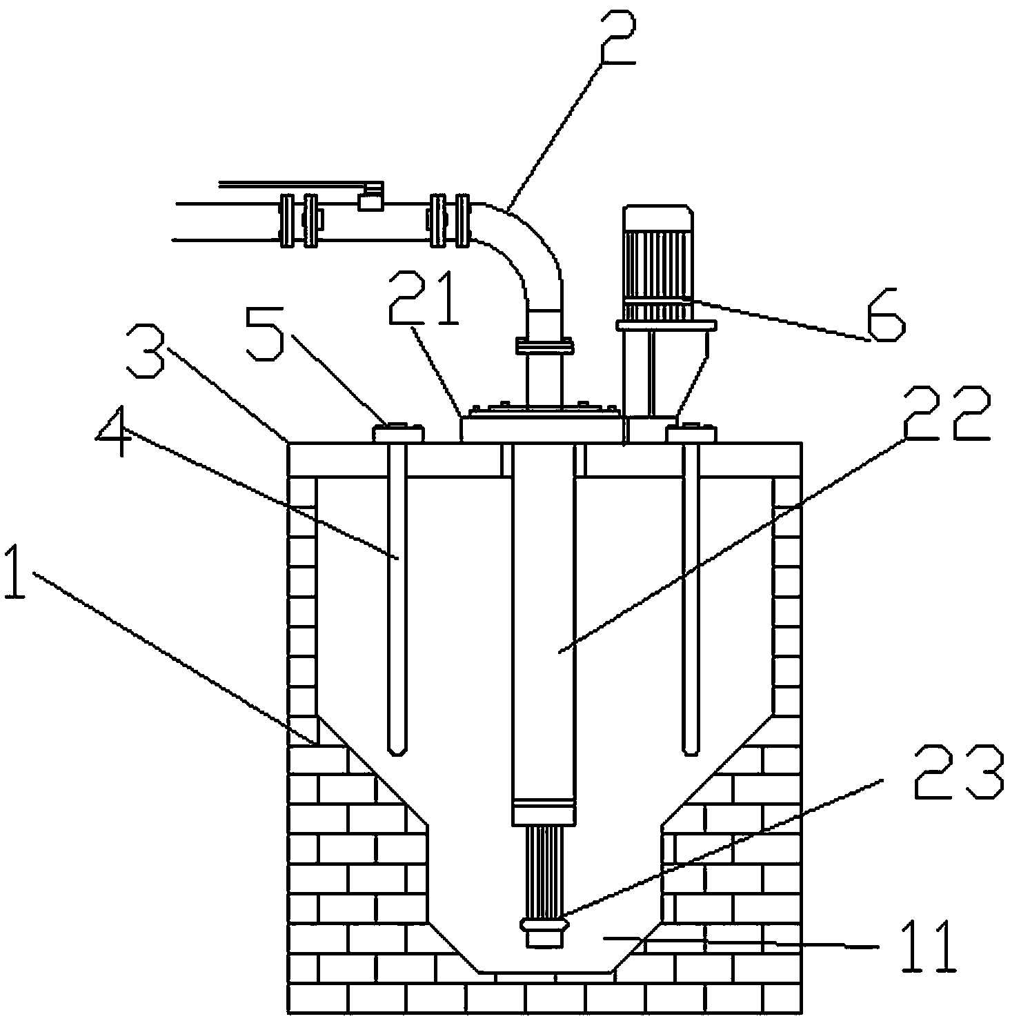 Sewage sedimentation tank