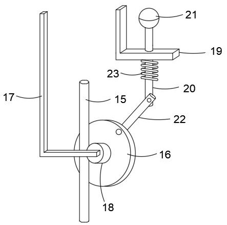 Barbell hexagonal frame rod blanking device