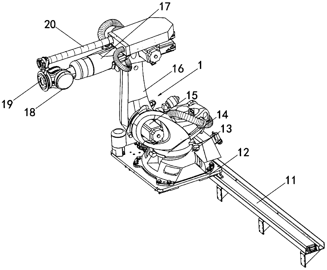 A metallurgical crane with refrigeration and heat preservation functions