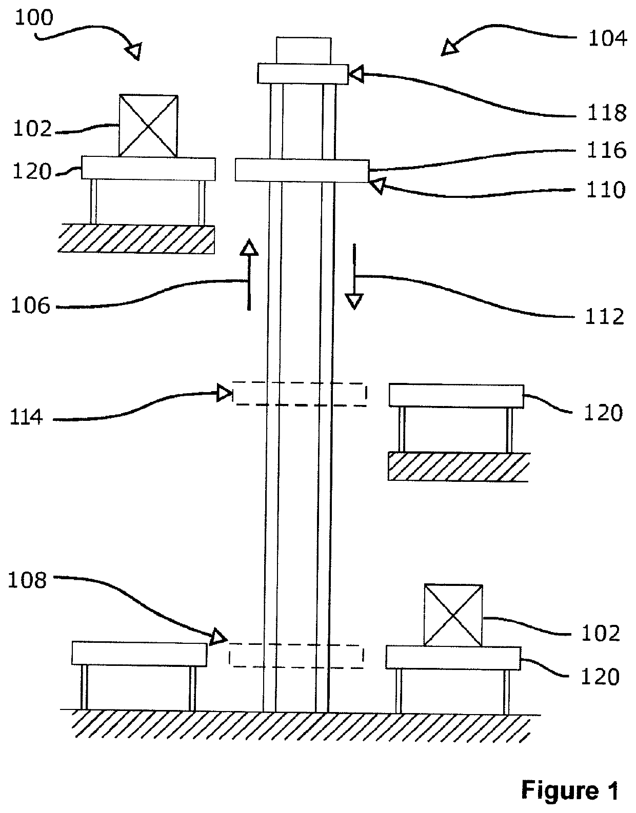 Lifting system and method for lifting and/or lowering loads