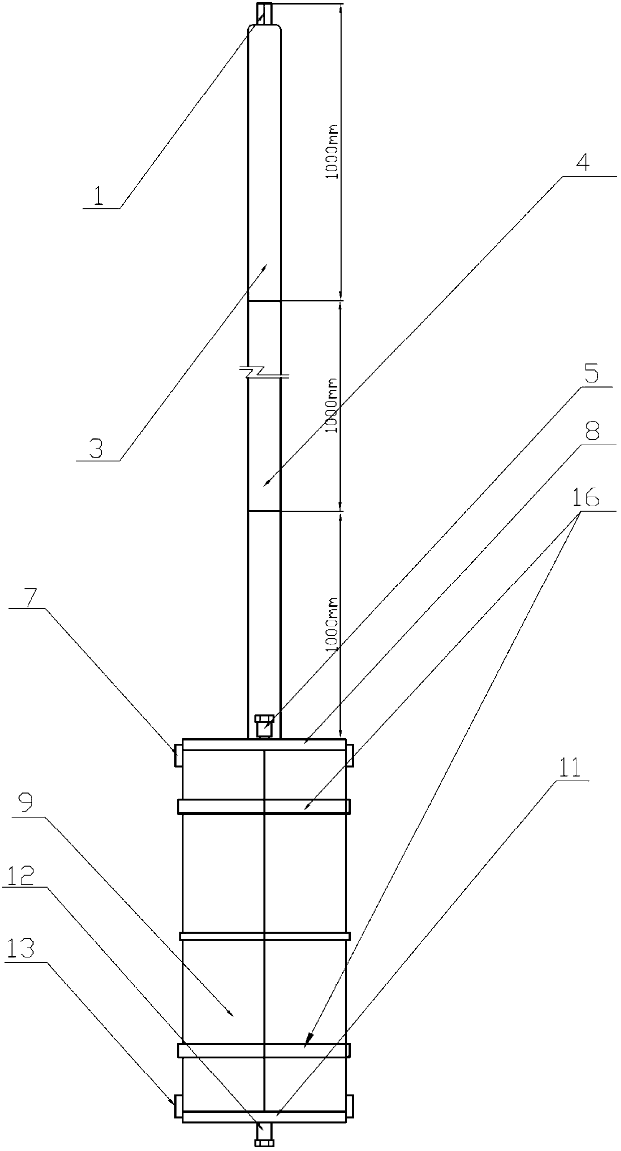 Field sampling device and sampling method of filling slurry