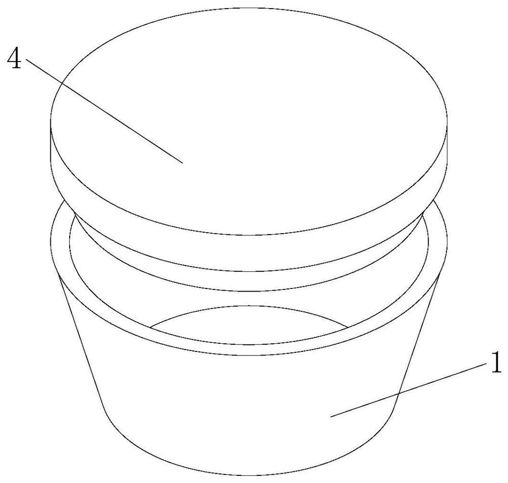 Proportioning device and proportioning method for face filling material preparation