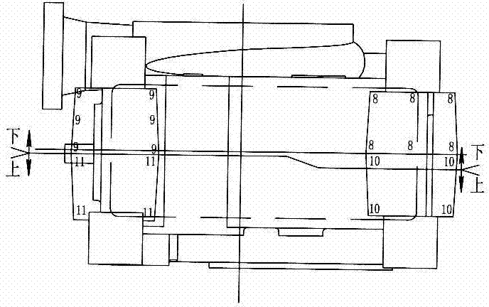 Casting method of body casting of centrifugal air compressor