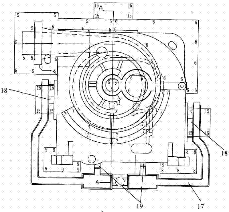 Casting method of body casting of centrifugal air compressor