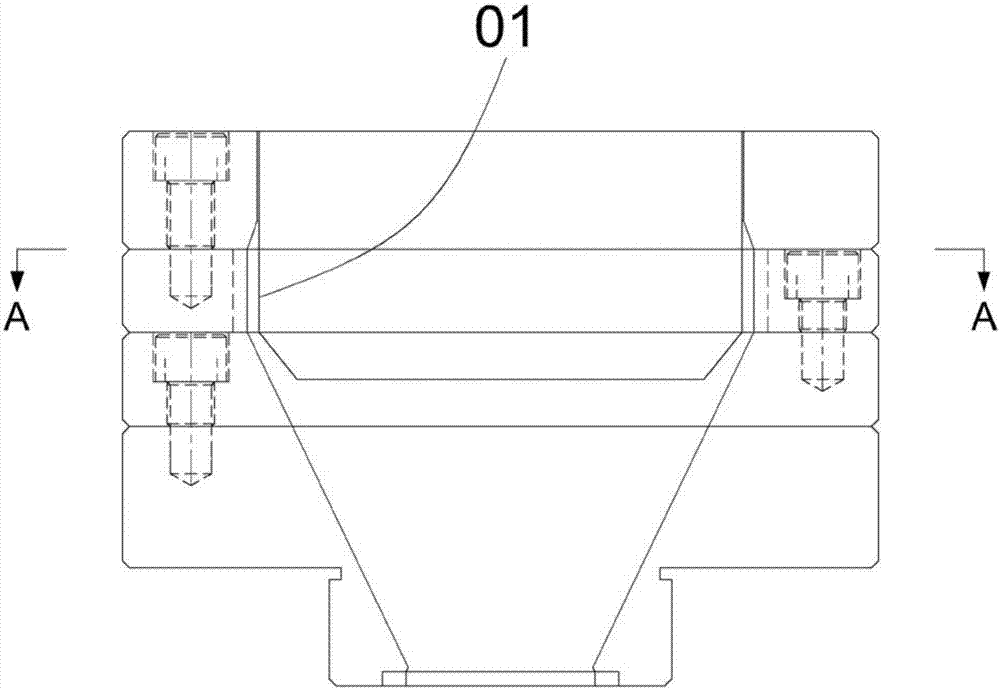 Extruding die with novel mandrel fixing structure