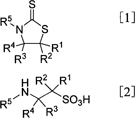 Method for preparing taurine and substituted taurine