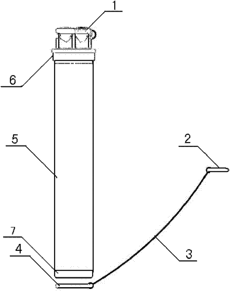 Demountable type flexible abdominal cavity micro-invasive operation invisible endoscope channel