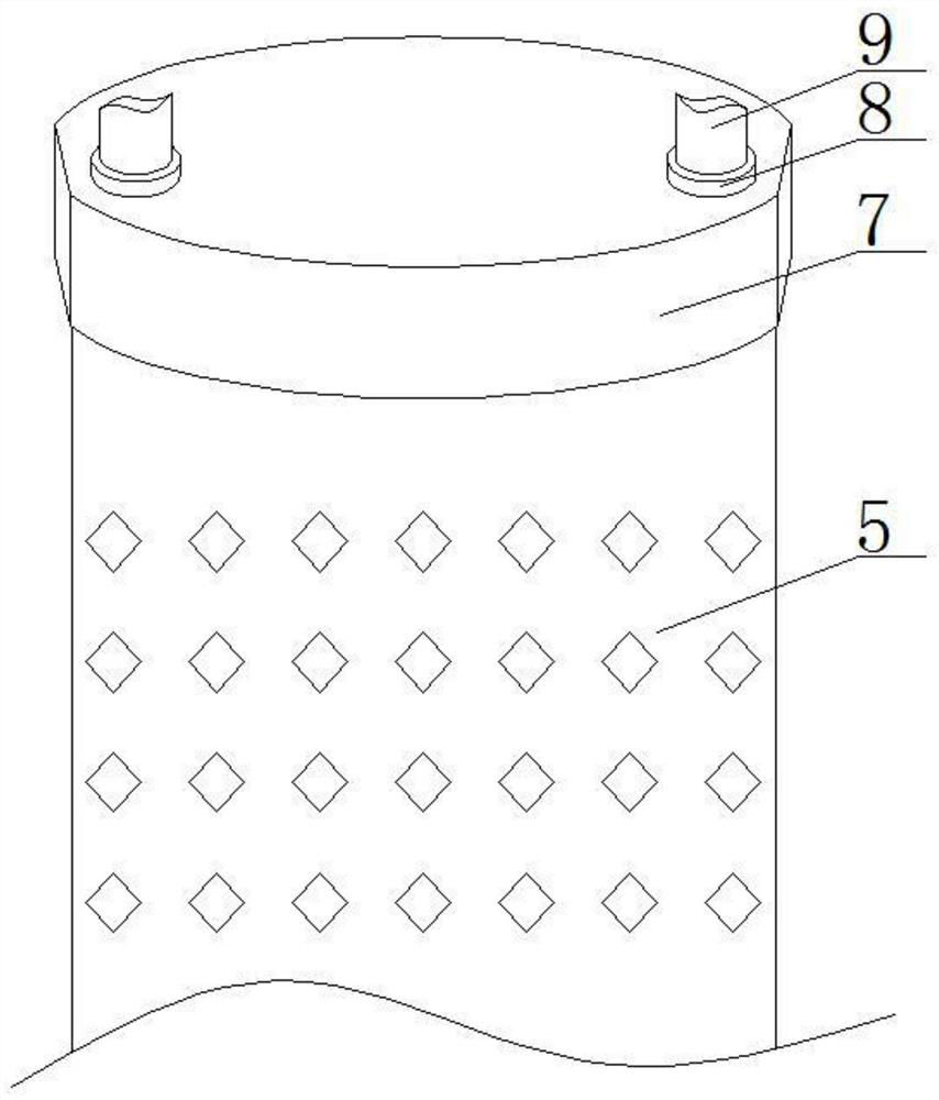 A sand control screen for oil production