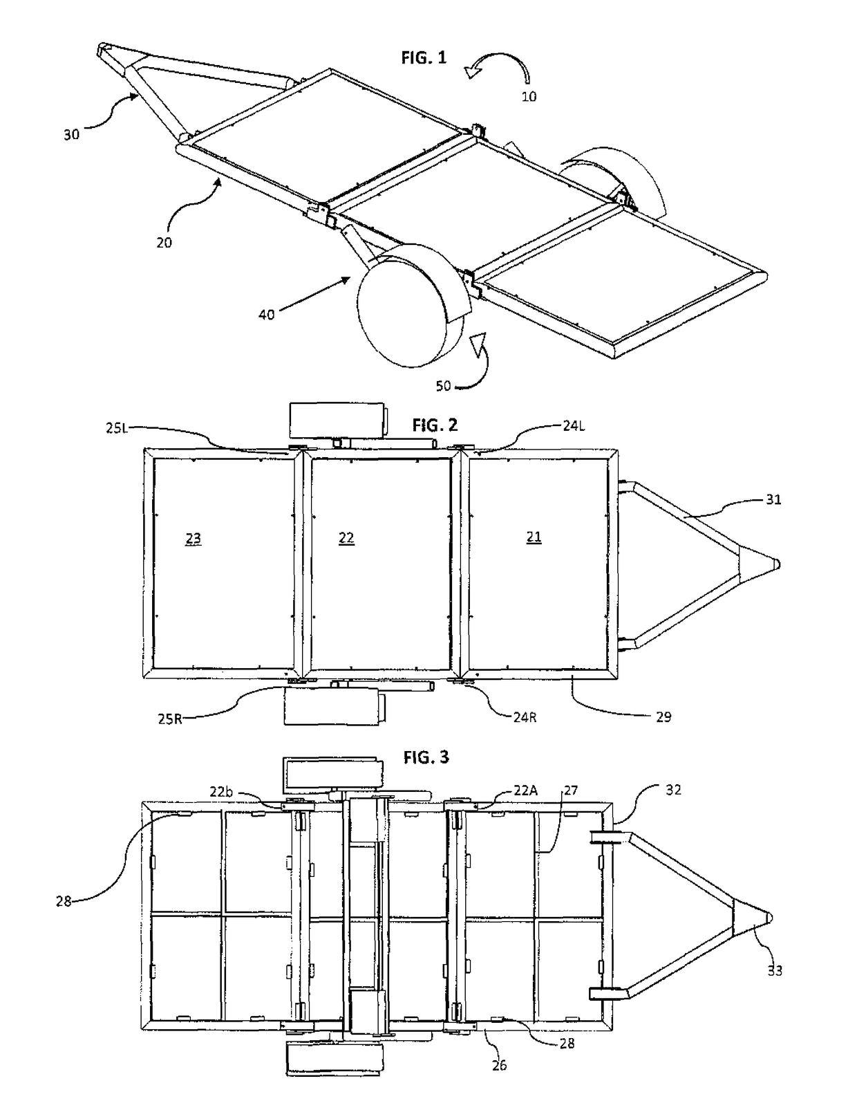 Folding trailer