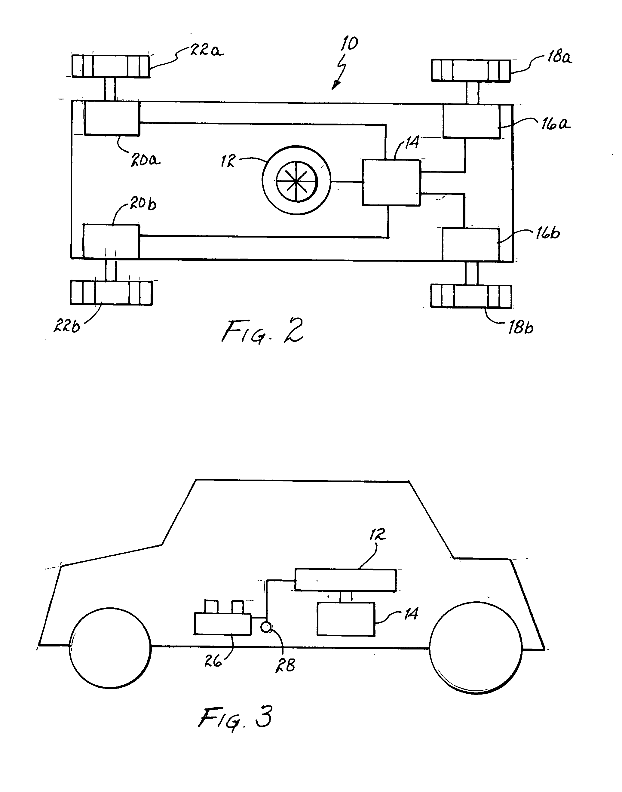 Flywheel drive system for a motor vehicle and method therefor