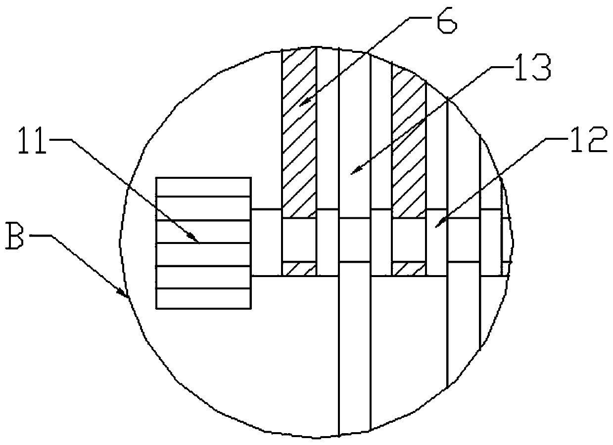 Auxiliary slicing structure for rhizome traditional Chinese medicine