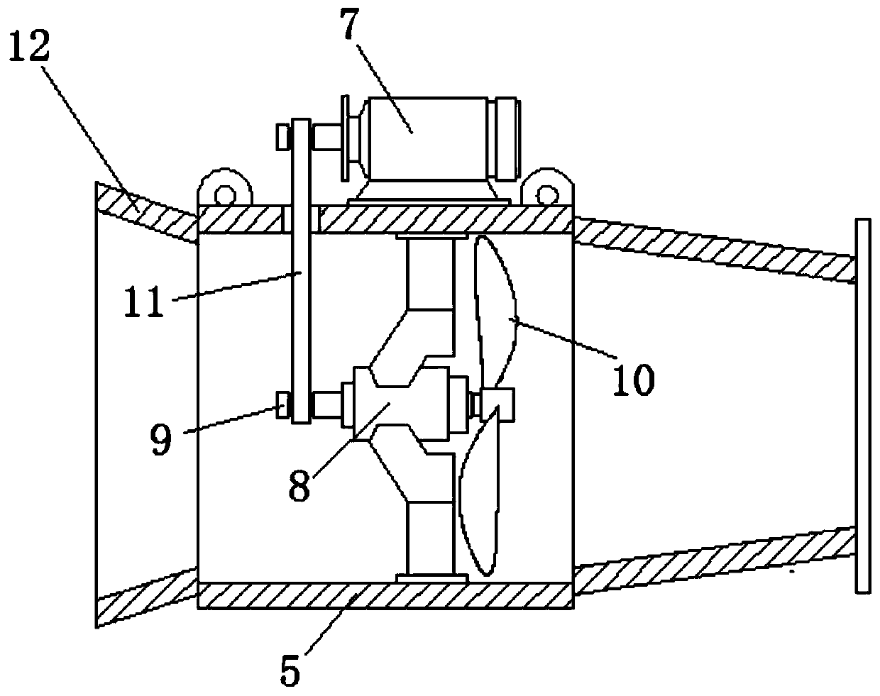 Pesticide spraying device for rice crop cultivation