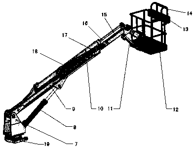 Method for construction by means of arch center mounting machine