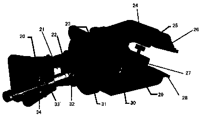 Method for construction by means of arch center mounting machine