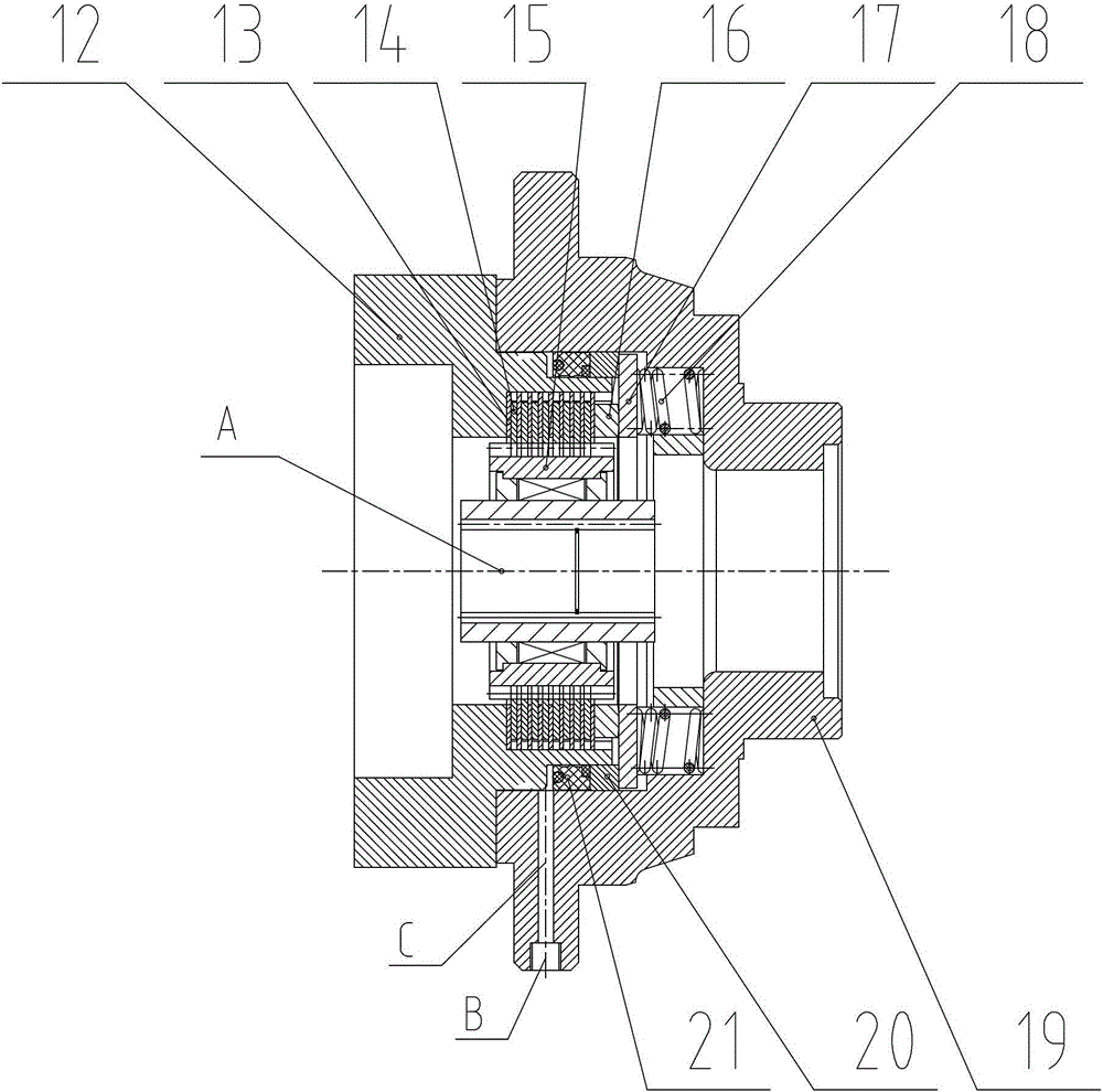 Clutch braking device, winding machine comprising device and operation method of winding machine