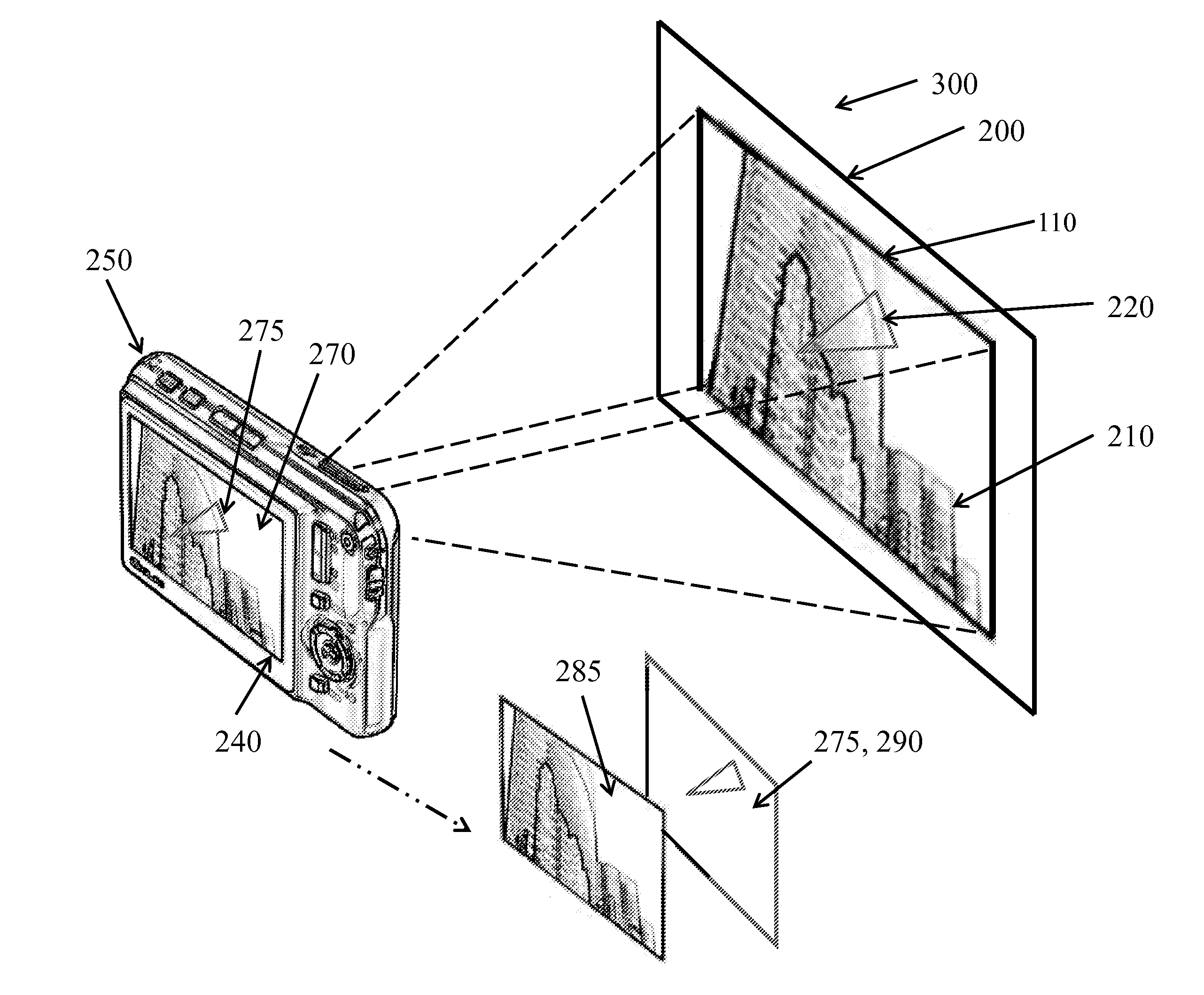 Spectral edge marking for steganography or watermarking