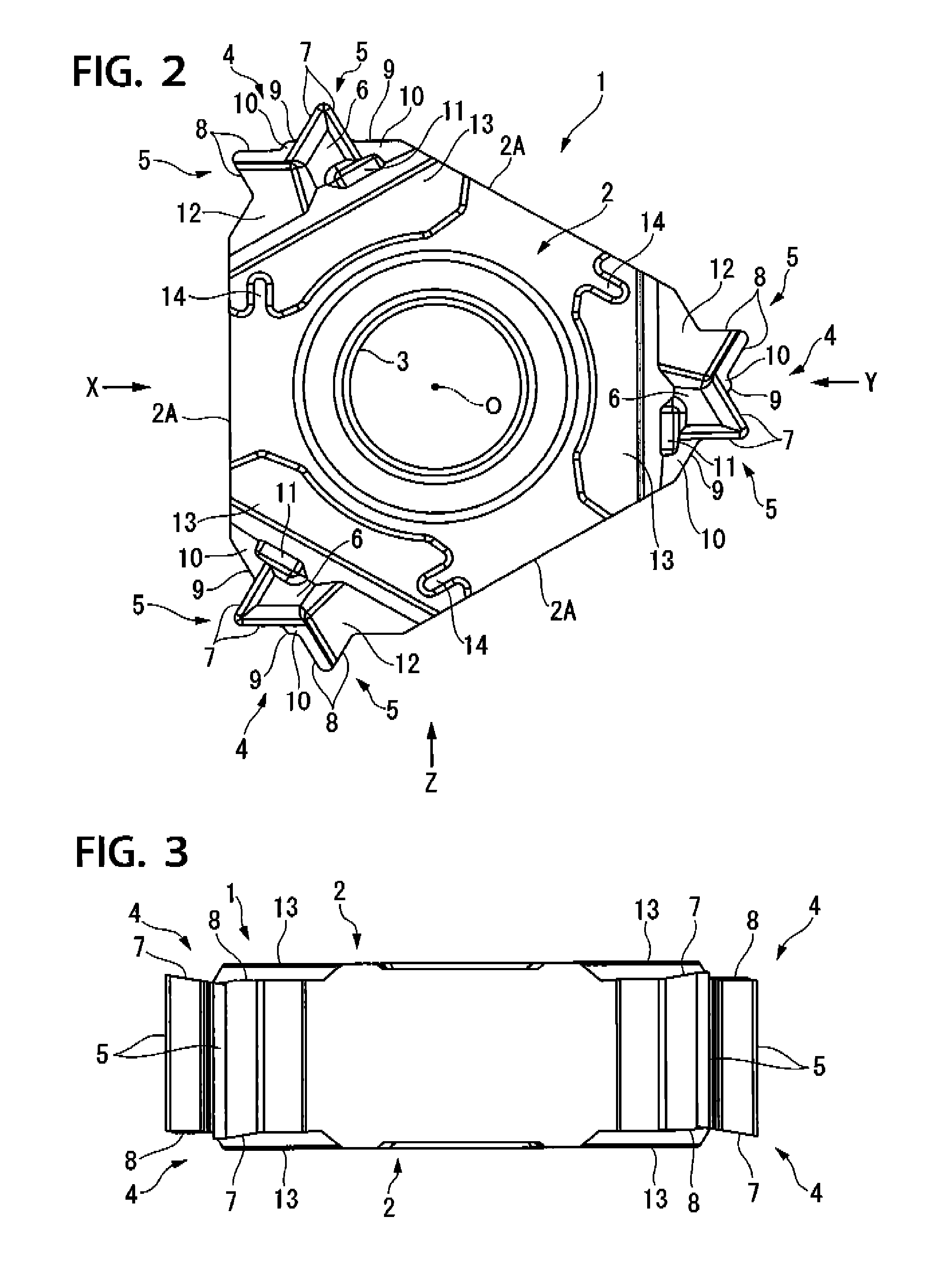 Thread cutting insert