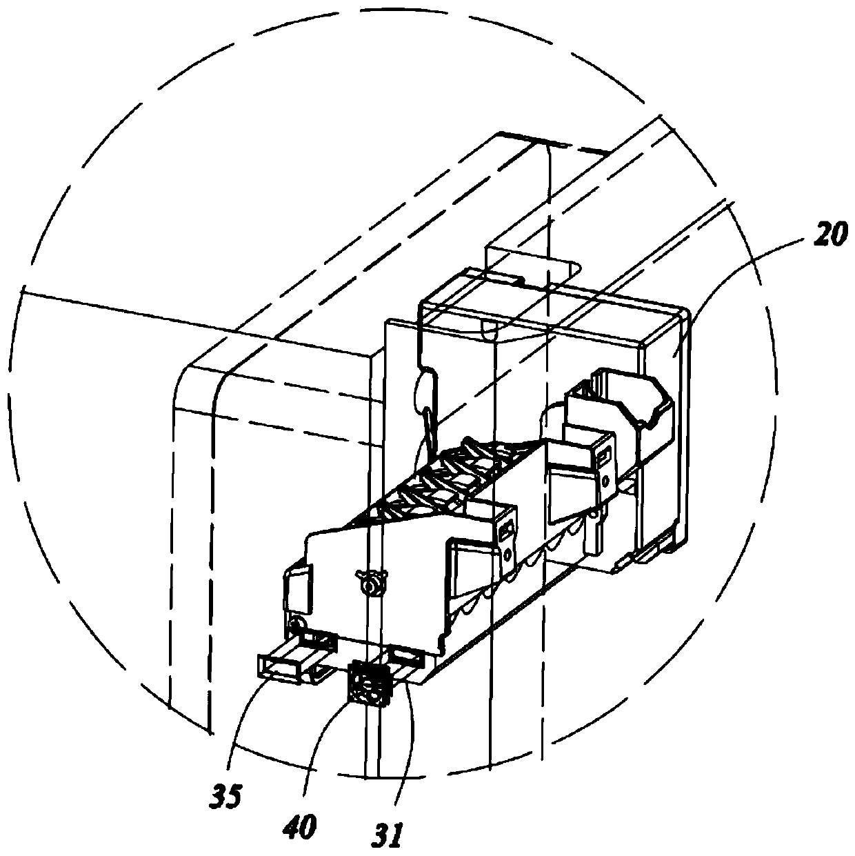 Refrigerator and its freezer compartment ice maker deicing mechanism