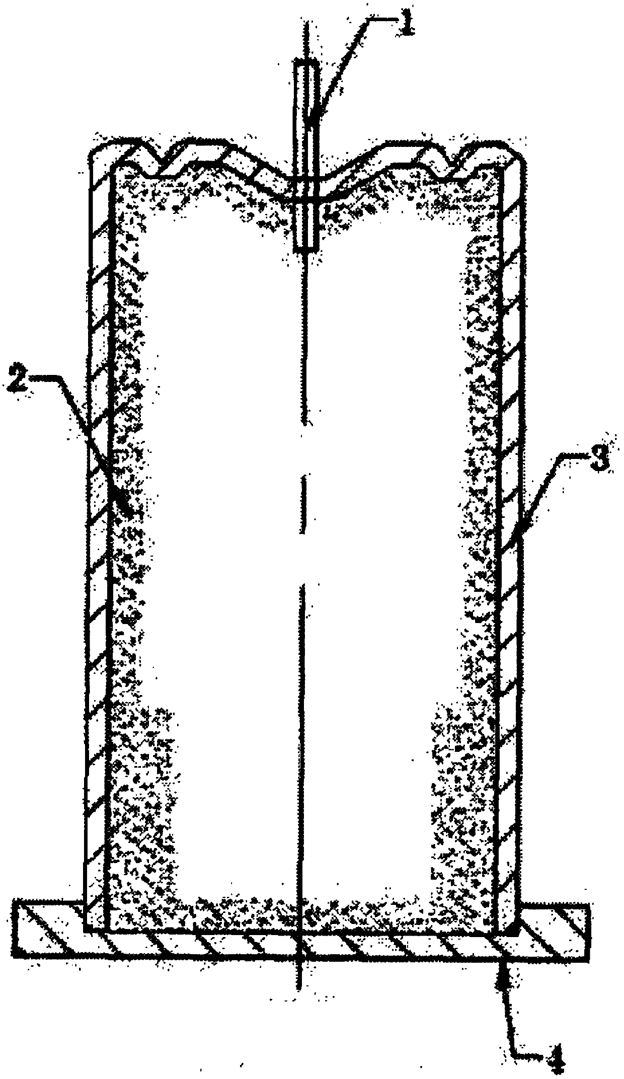 Manufacturing method of novel composite thermal column