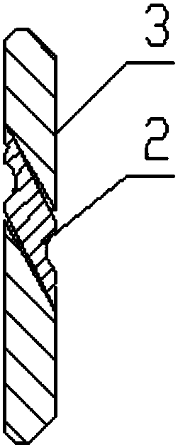 Metal sealing structure for end of tubing hanger