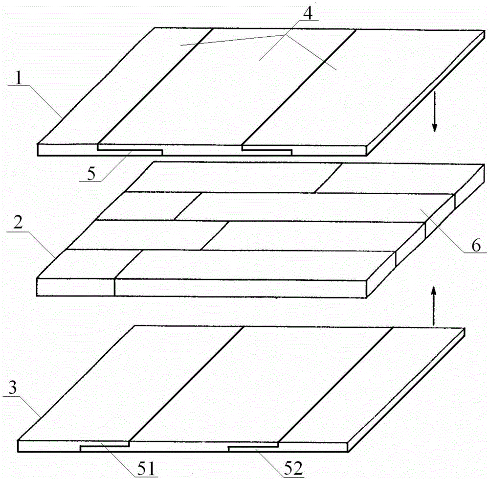 Three-layer solid board