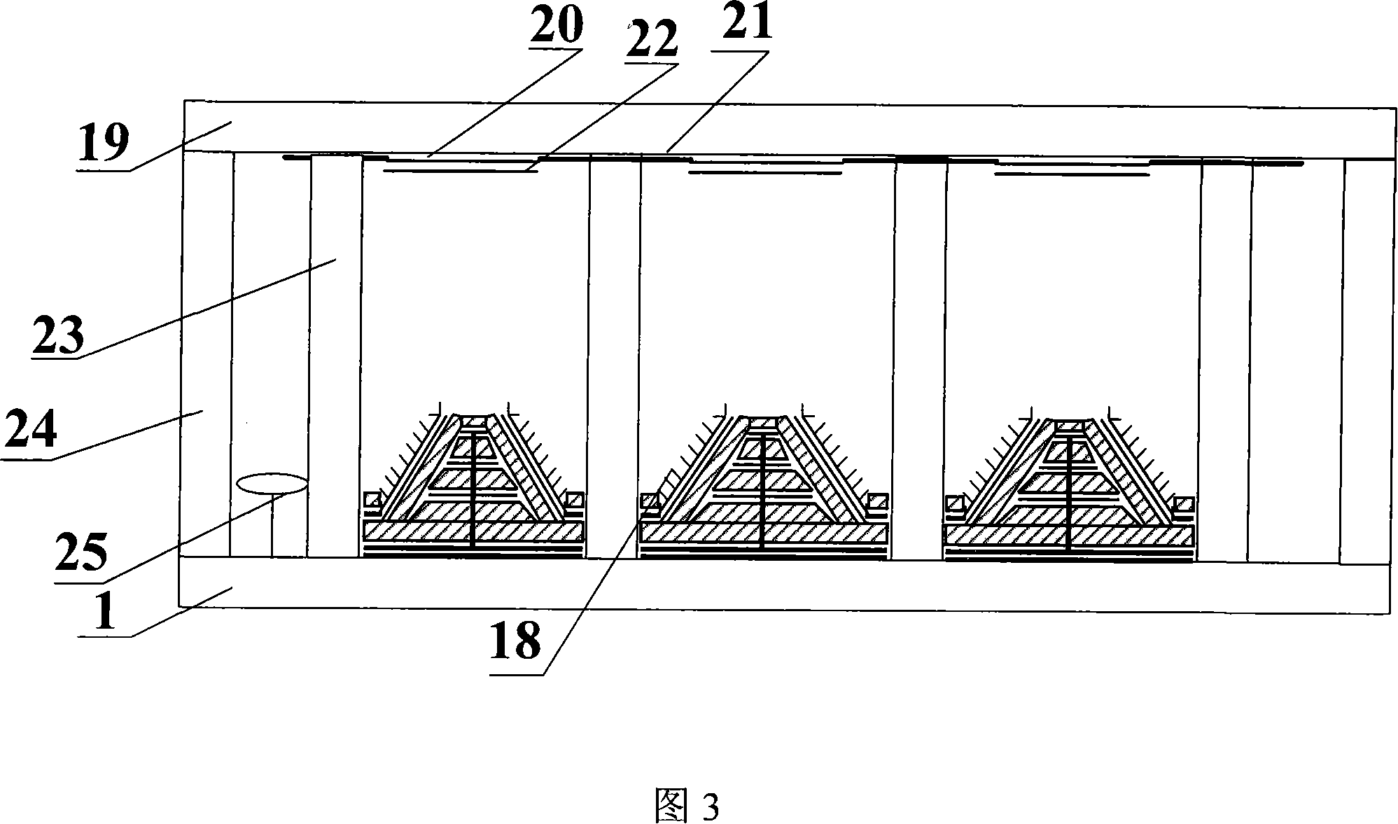 Multiple coaxial cylindrical surface side grid control type flat panel display and its manufacturing technique