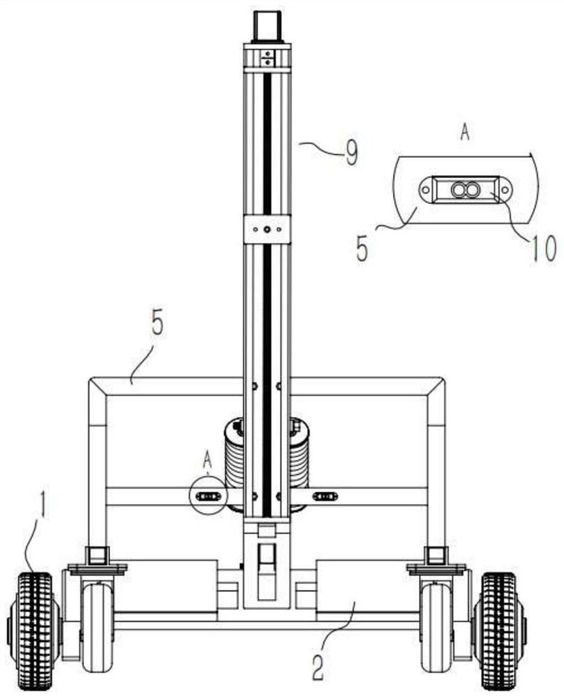 A free-moving adaptive weight-reducing trolley for lower limb rehabilitation training