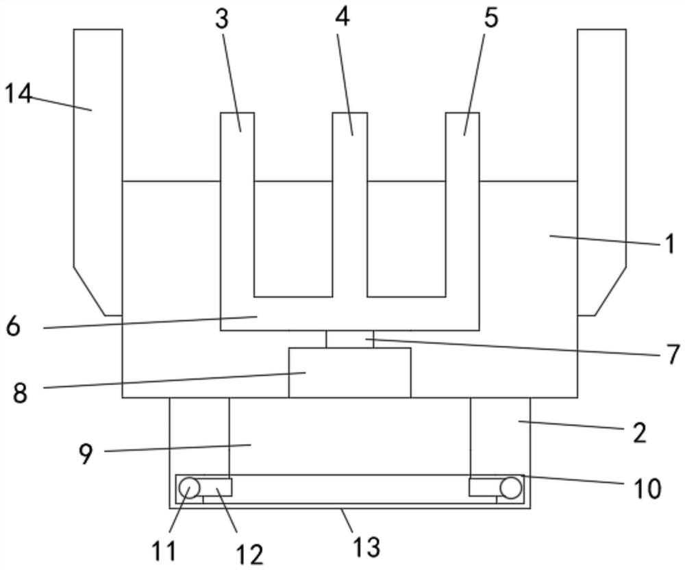 Coating device of medicine patch coating machine and using method of coating device