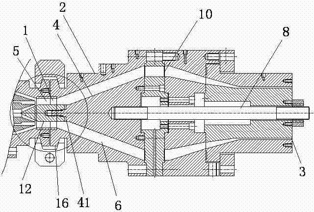 Foaming pipe extrusion die capable of adjusting flow rate of feeding material